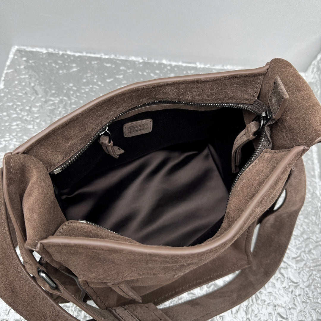 MIU MIU Suede Messenger Bag