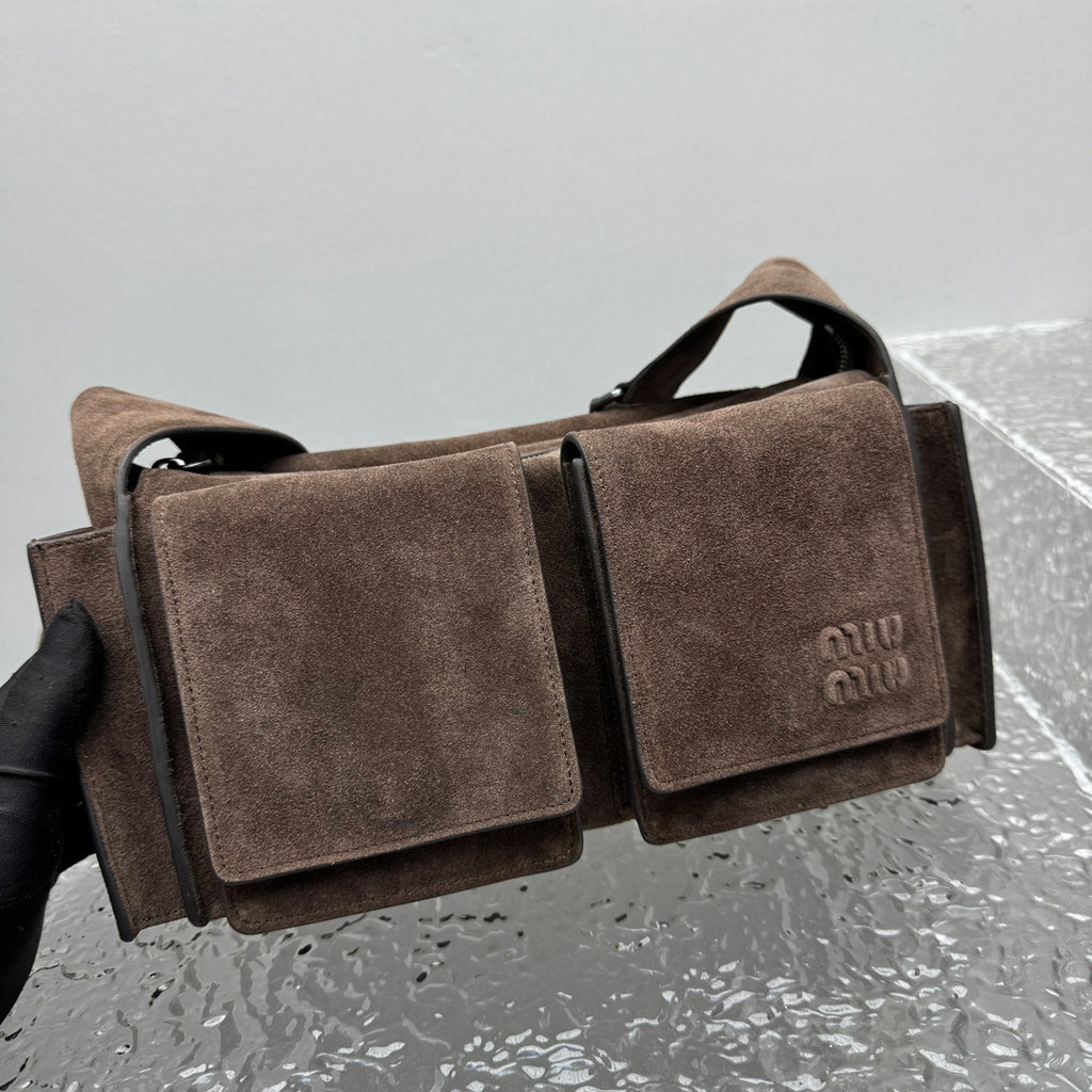 MIU MIU Suede Messenger Bag