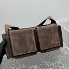 MIU MIU Suede Messenger Bag