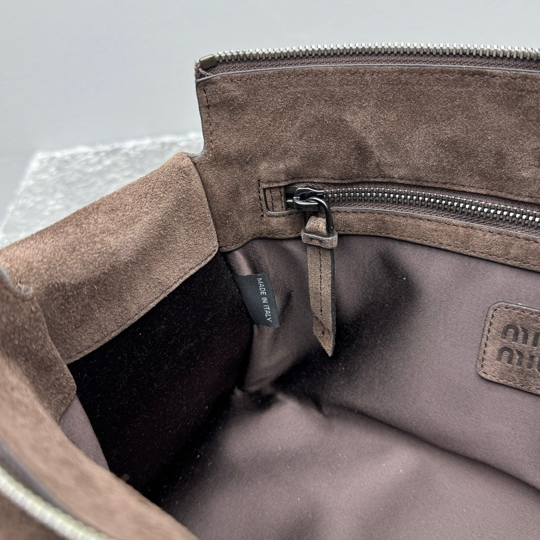 MIU MIU Suede Messenger Bag