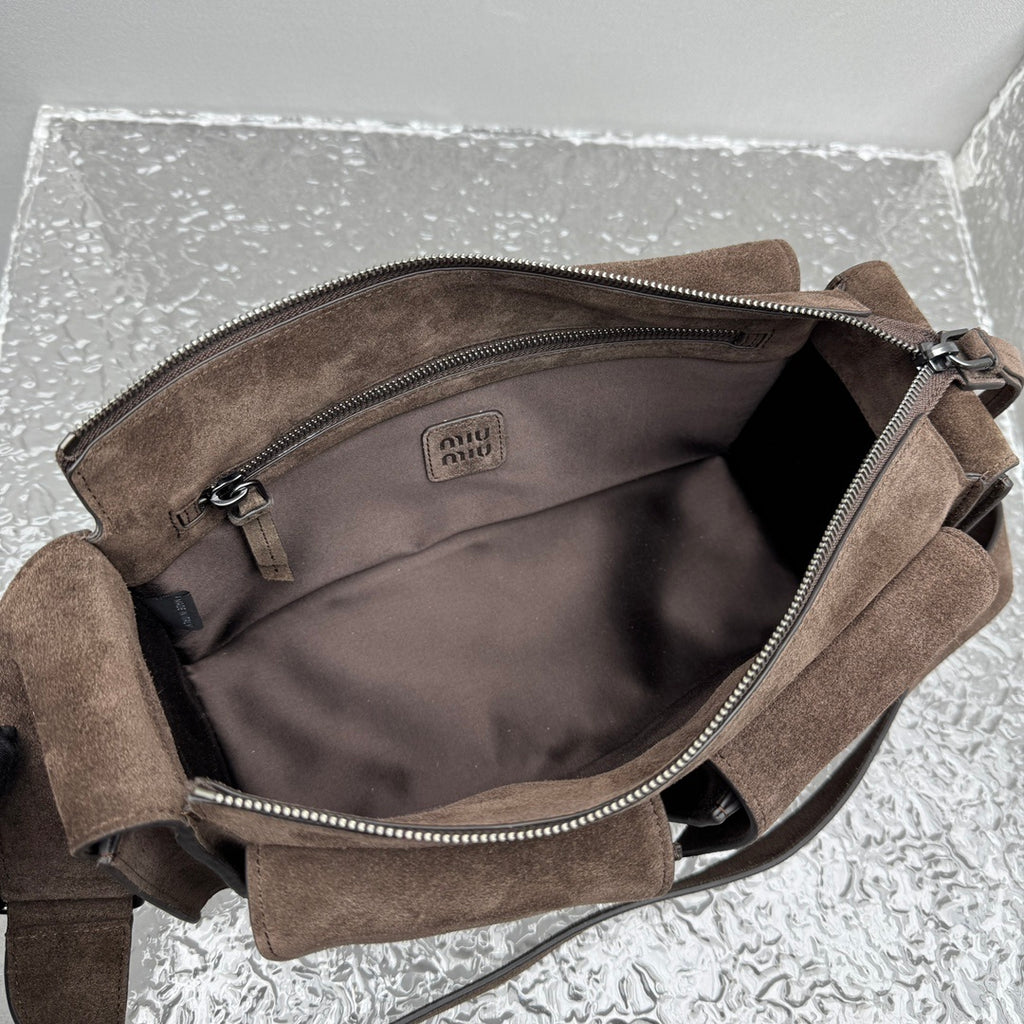 MIU MIU Suede Messenger Bag