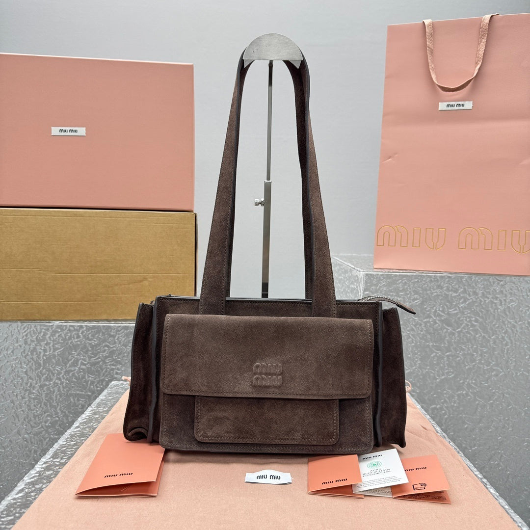 MIU MIU Suede Messenger Bag
