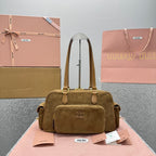 MIU MIU Leather Biker Bag