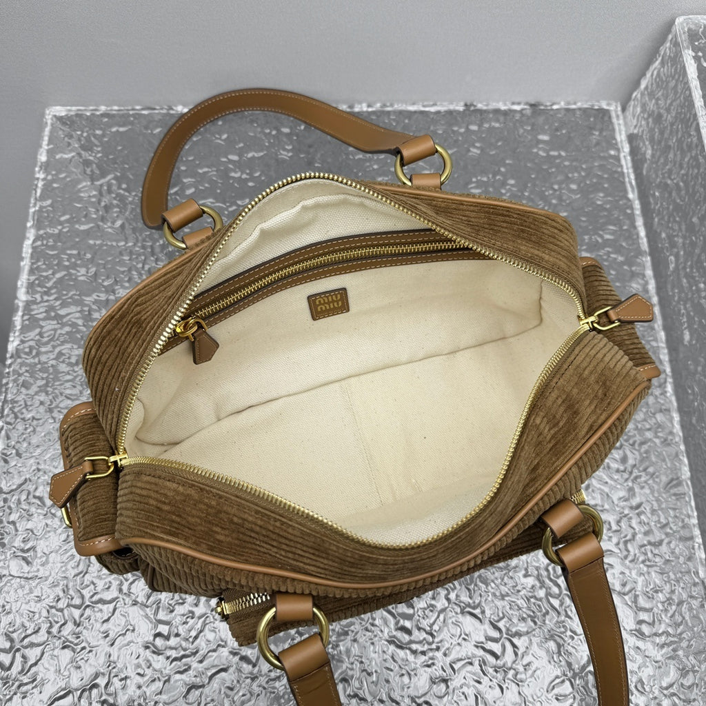 MIU MIU Leather Biker Bag