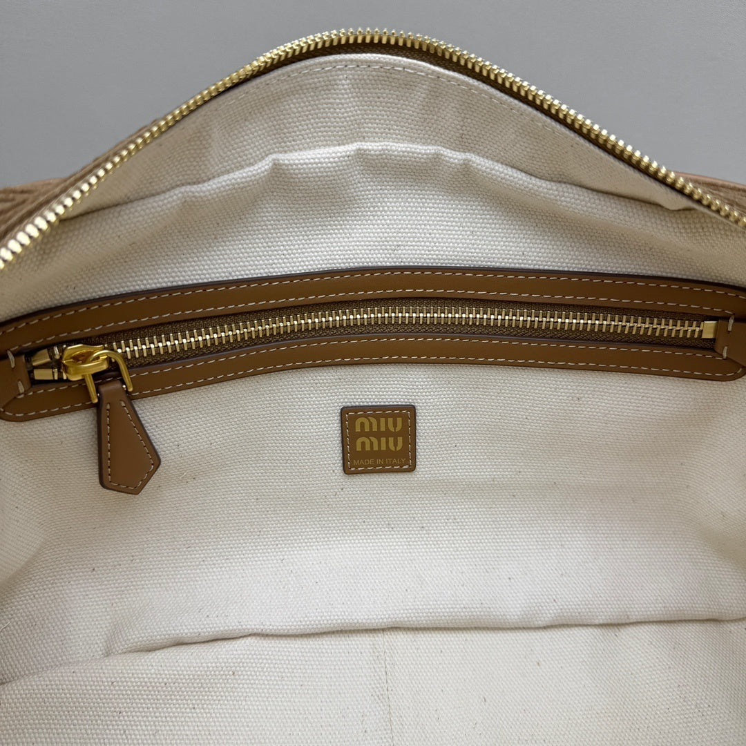 MIU MIU Leather Biker Bag
