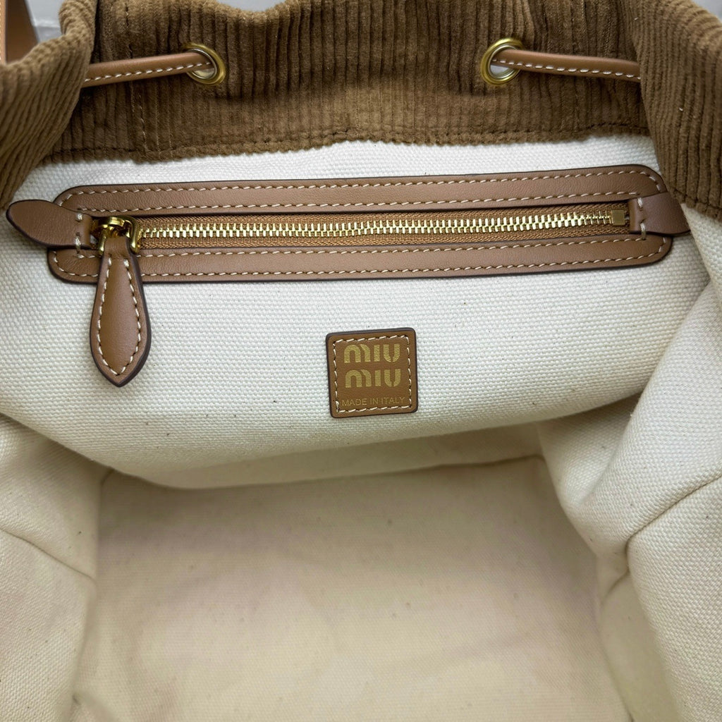 MIU MIU Corduroy Backpack