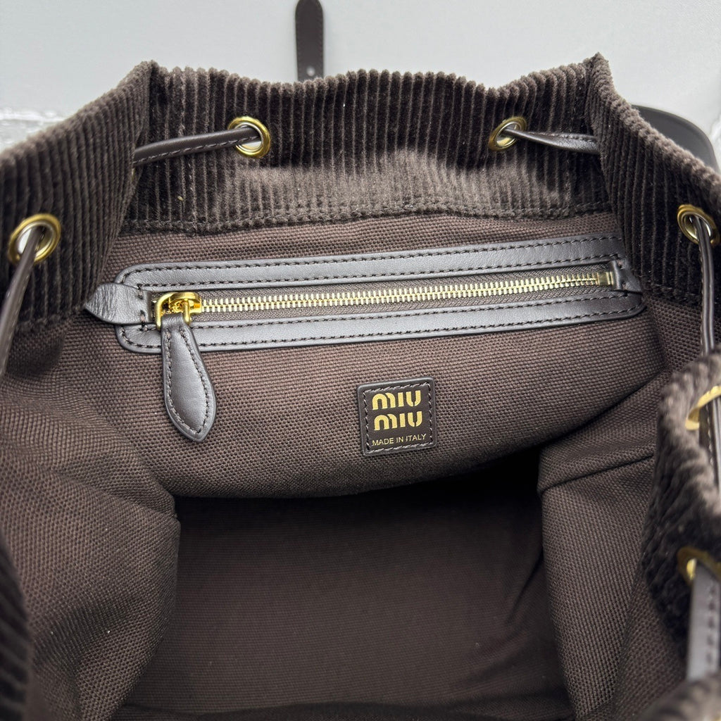 MIU MIU Corduroy Backpack