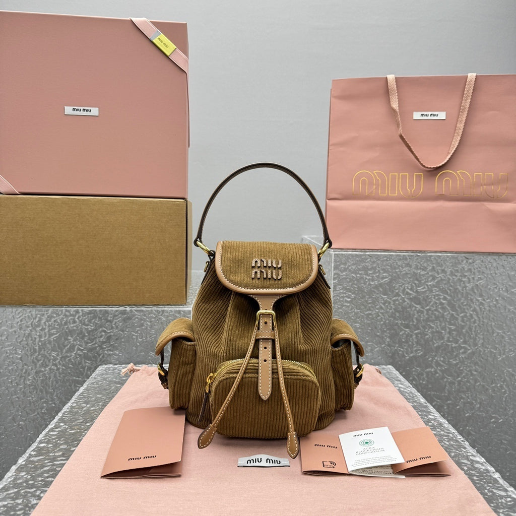 MIU MIU Corduroy Backpack