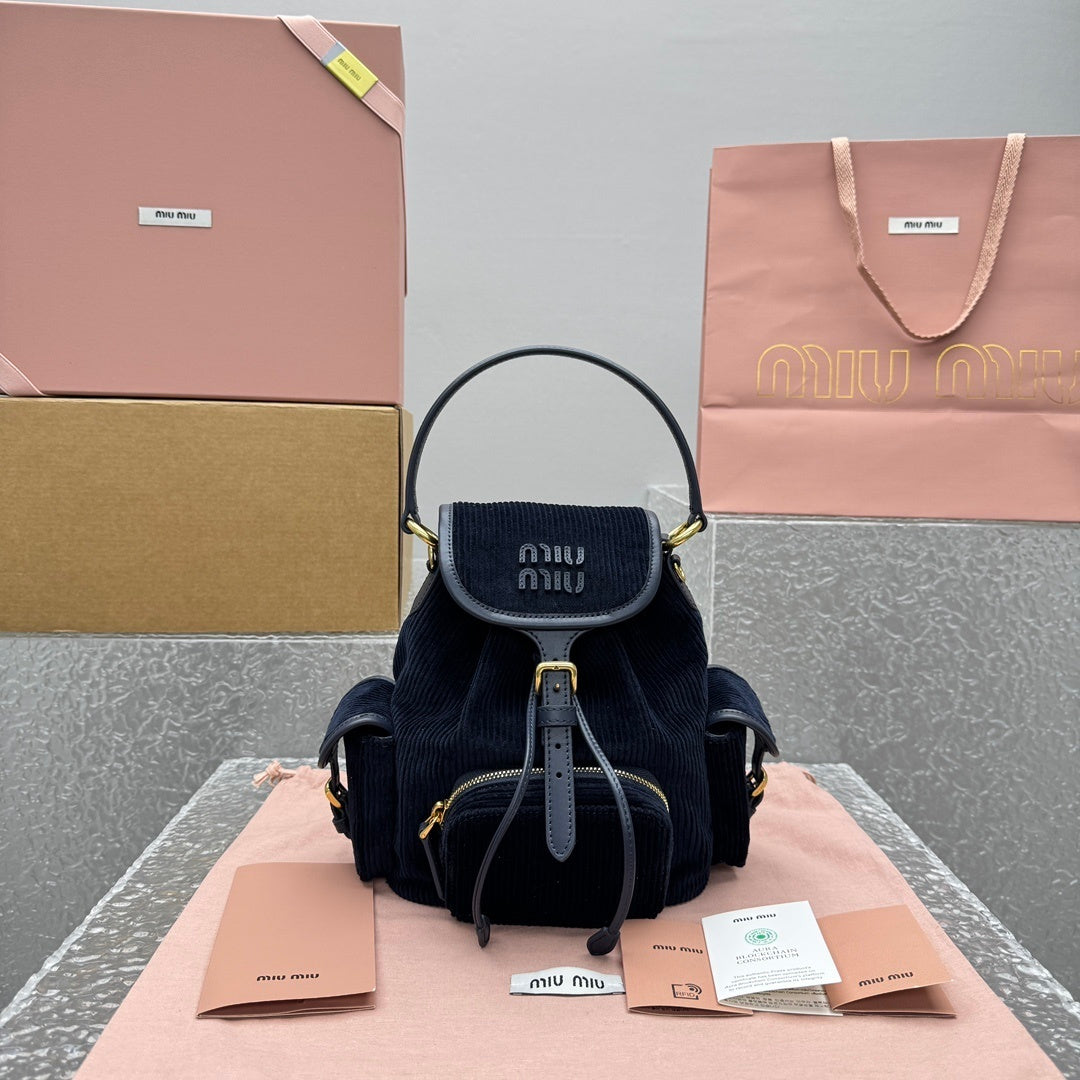 MIU MIU Corduroy Backpack