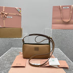 MIU MIU Grained Leather Crossbody Bag