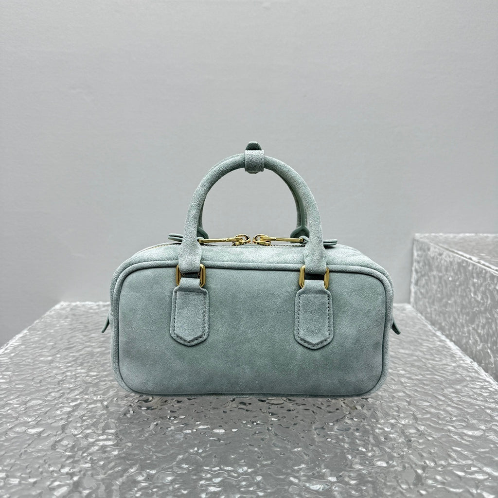 MIU MIU Suede Bowling Bag