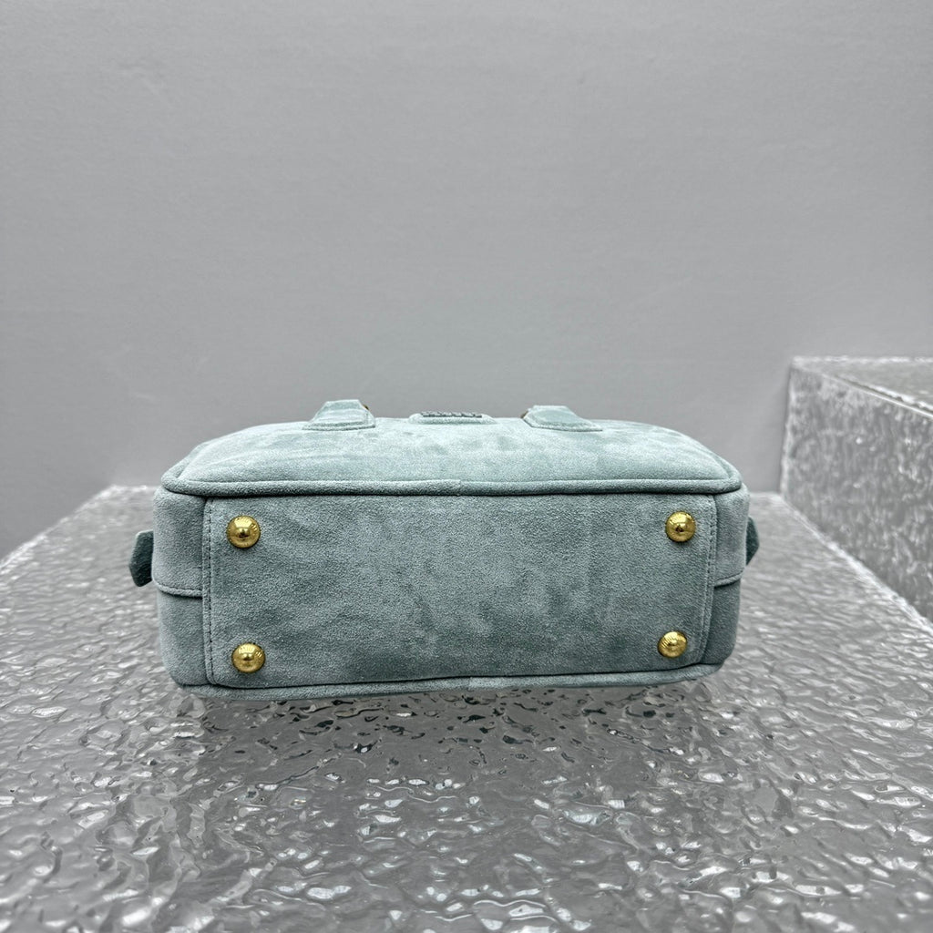 MIU MIU Suede Bowling Bag