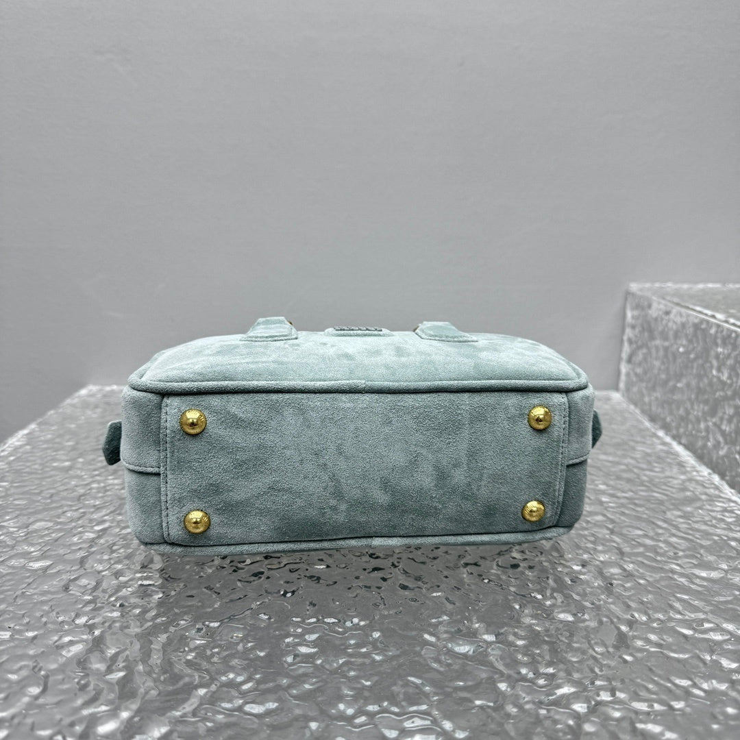 MIU MIU Suede Bowling Bag