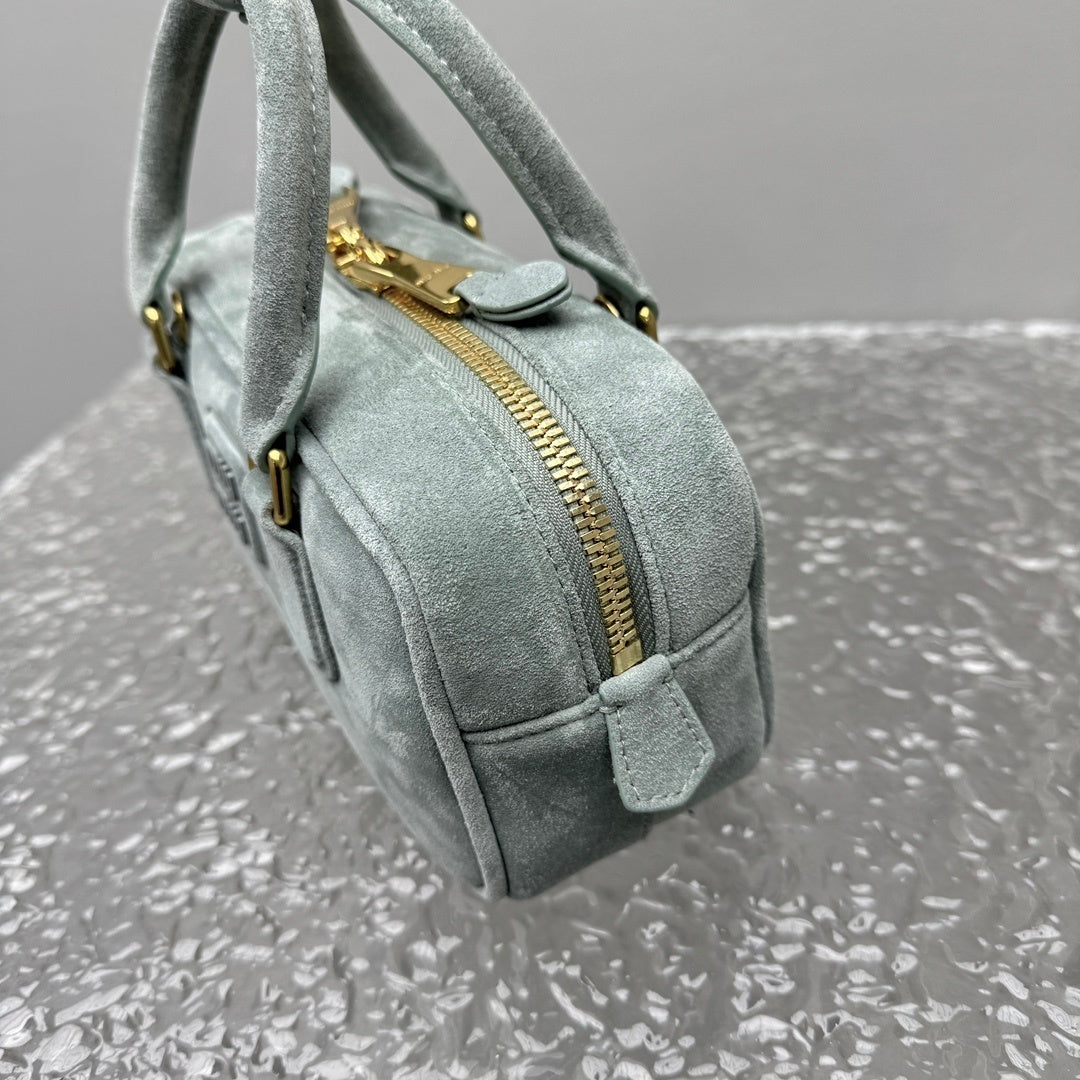 MIU MIU Suede Bowling Bag