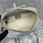 MIU MIU Suede Bowling Bag
