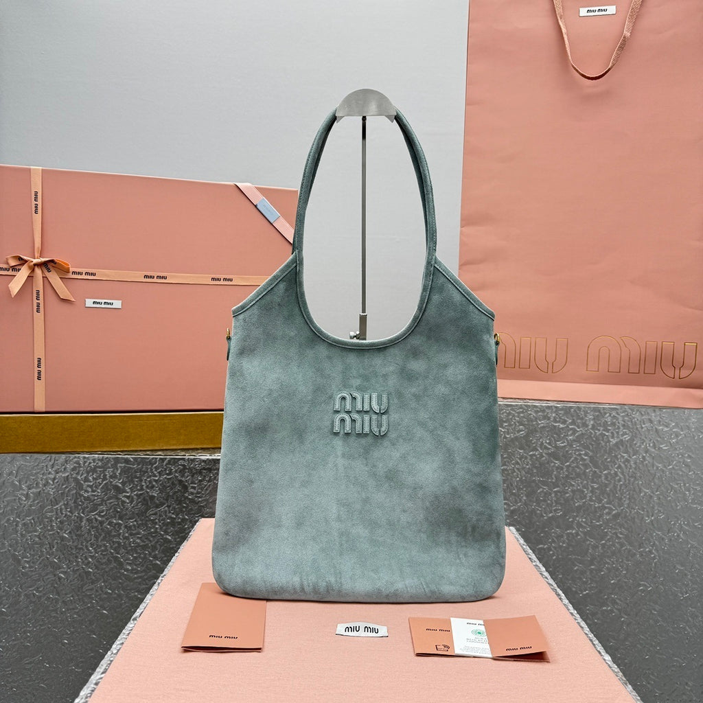 MIU MIU Suede Hobo Bag