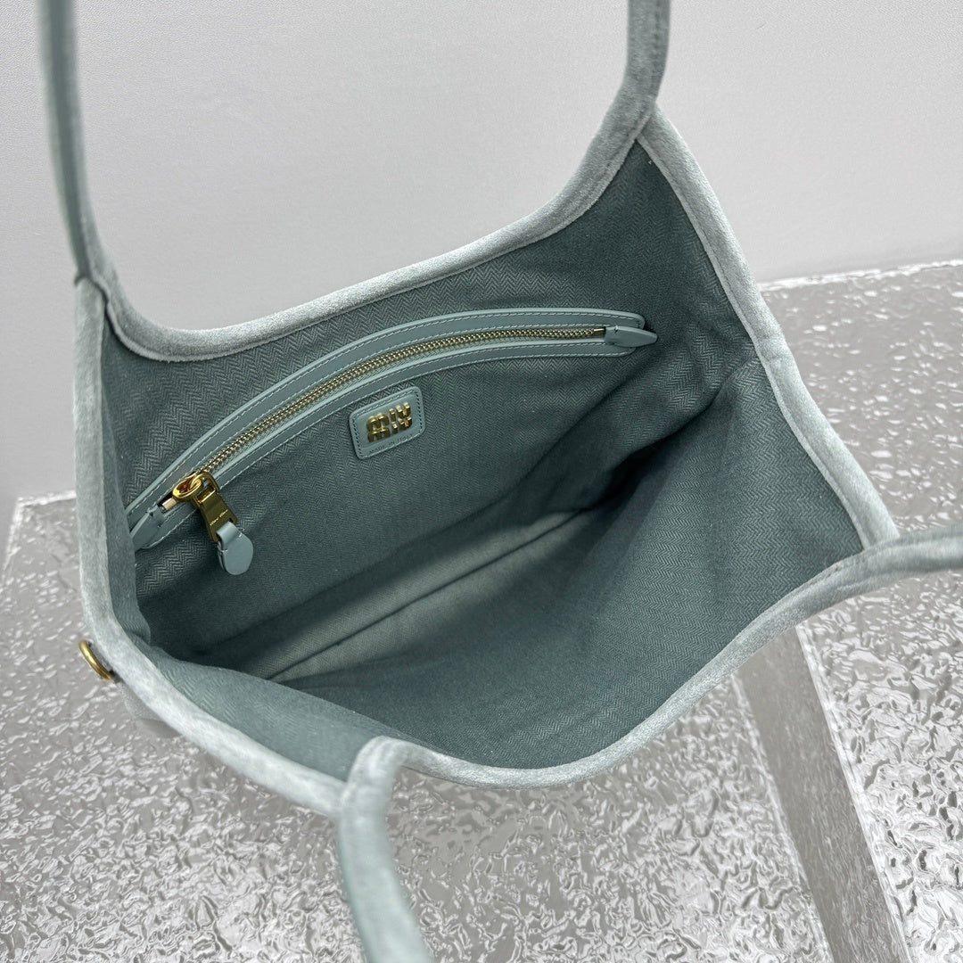 MIU MIU Suede Hobo Bag