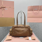 MIU MIU Pocket Leather Biker Bag