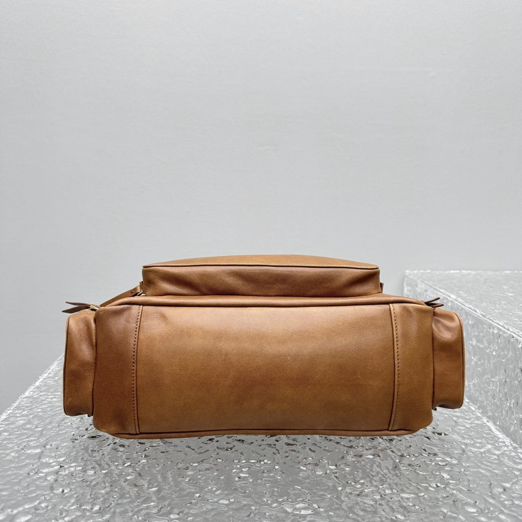 MIU MIU Pocket Leather Biker Bag