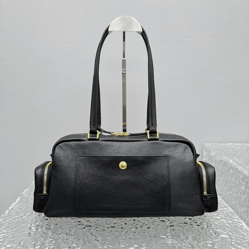 MIU MIU Pocket Leather Biker Bag