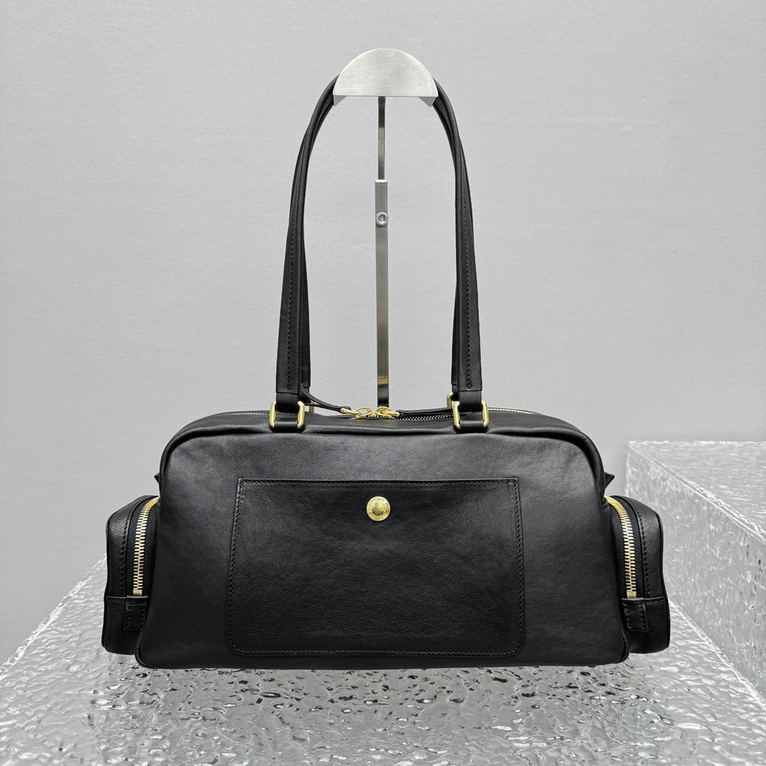 MIU MIU Pocket Leather Biker Bag