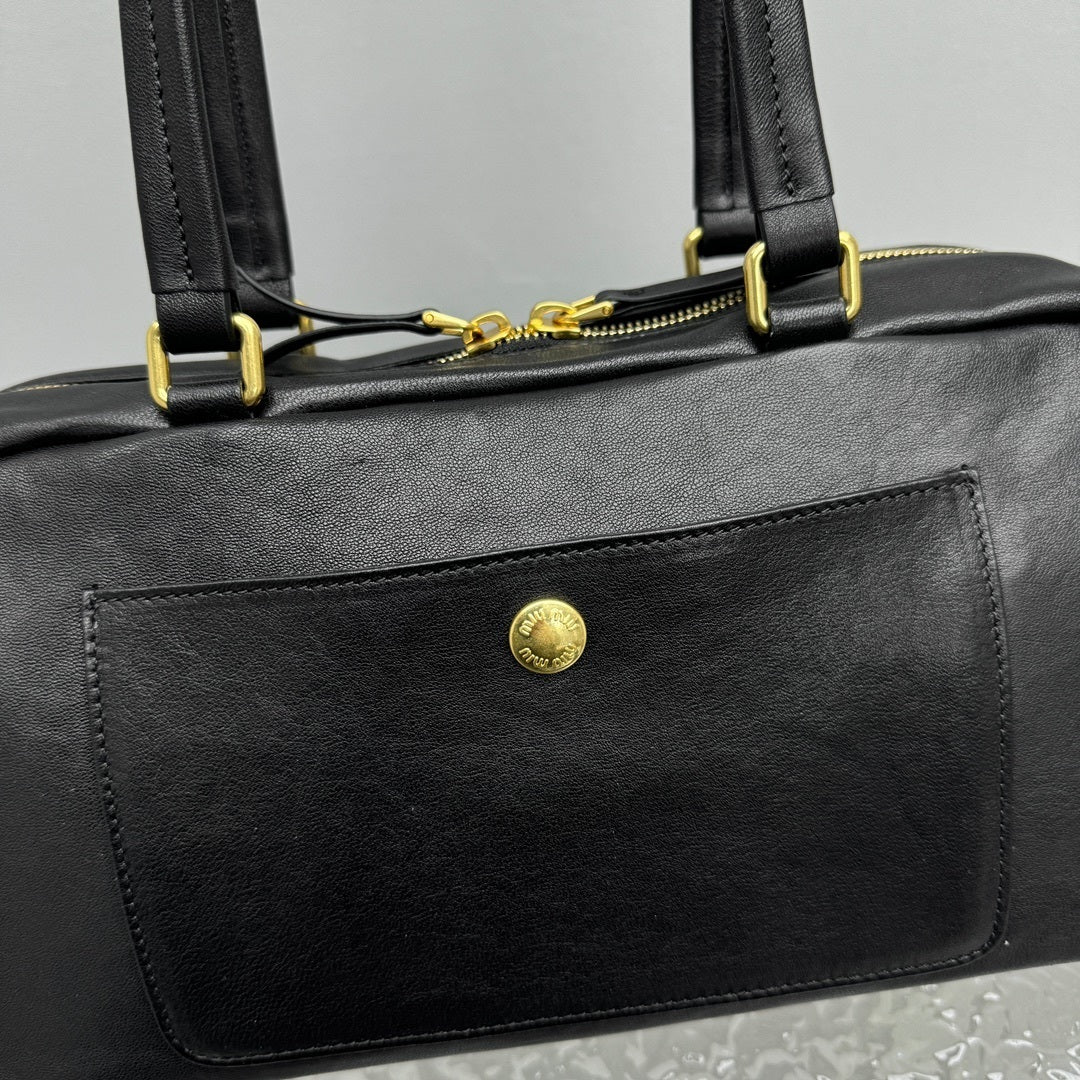 MIU MIU Pocket Leather Biker Bag
