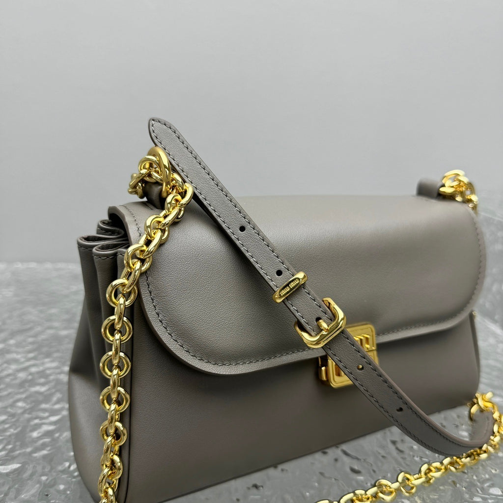 MIU MIU Leather Baguette Bag