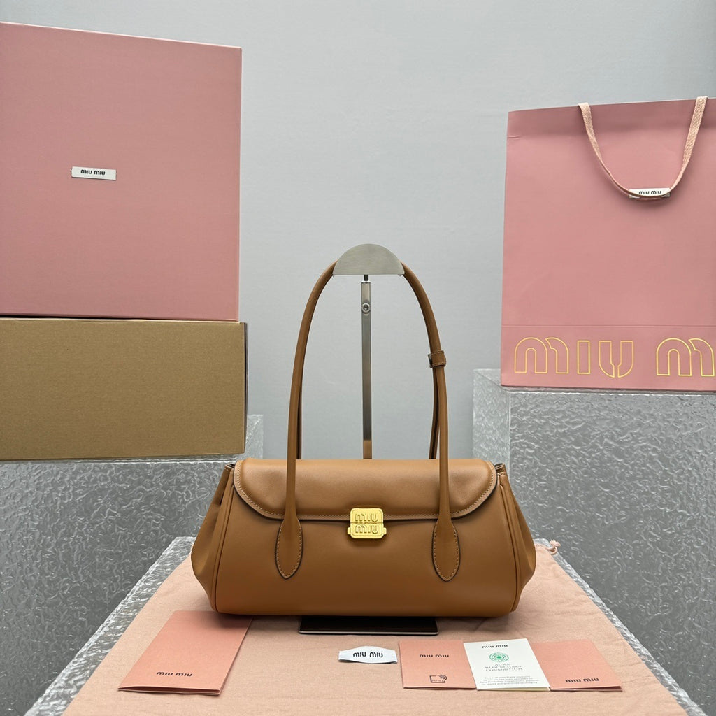 MIU MIU Leather Baguette Bag