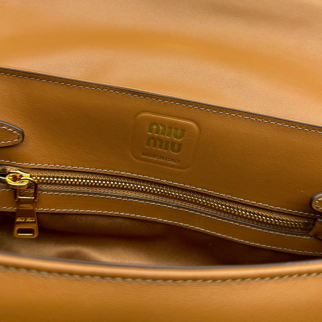 MIU MIU Leather Baguette Bag