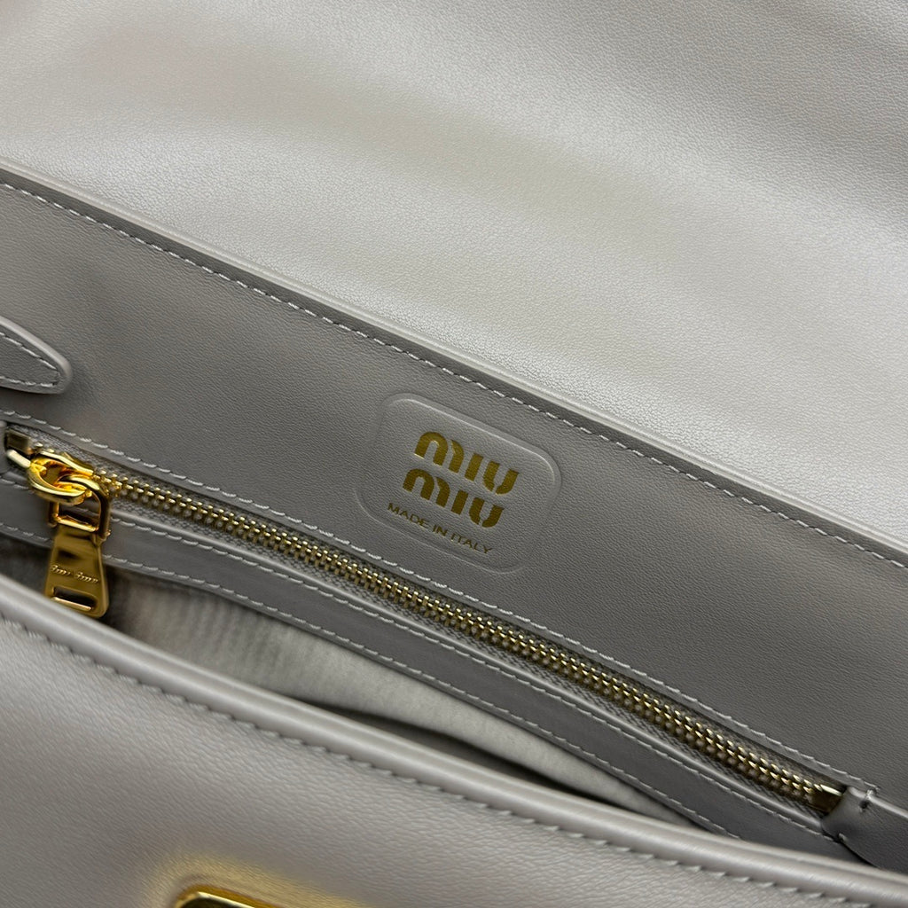 MIU MIU Leather Baguette Bag