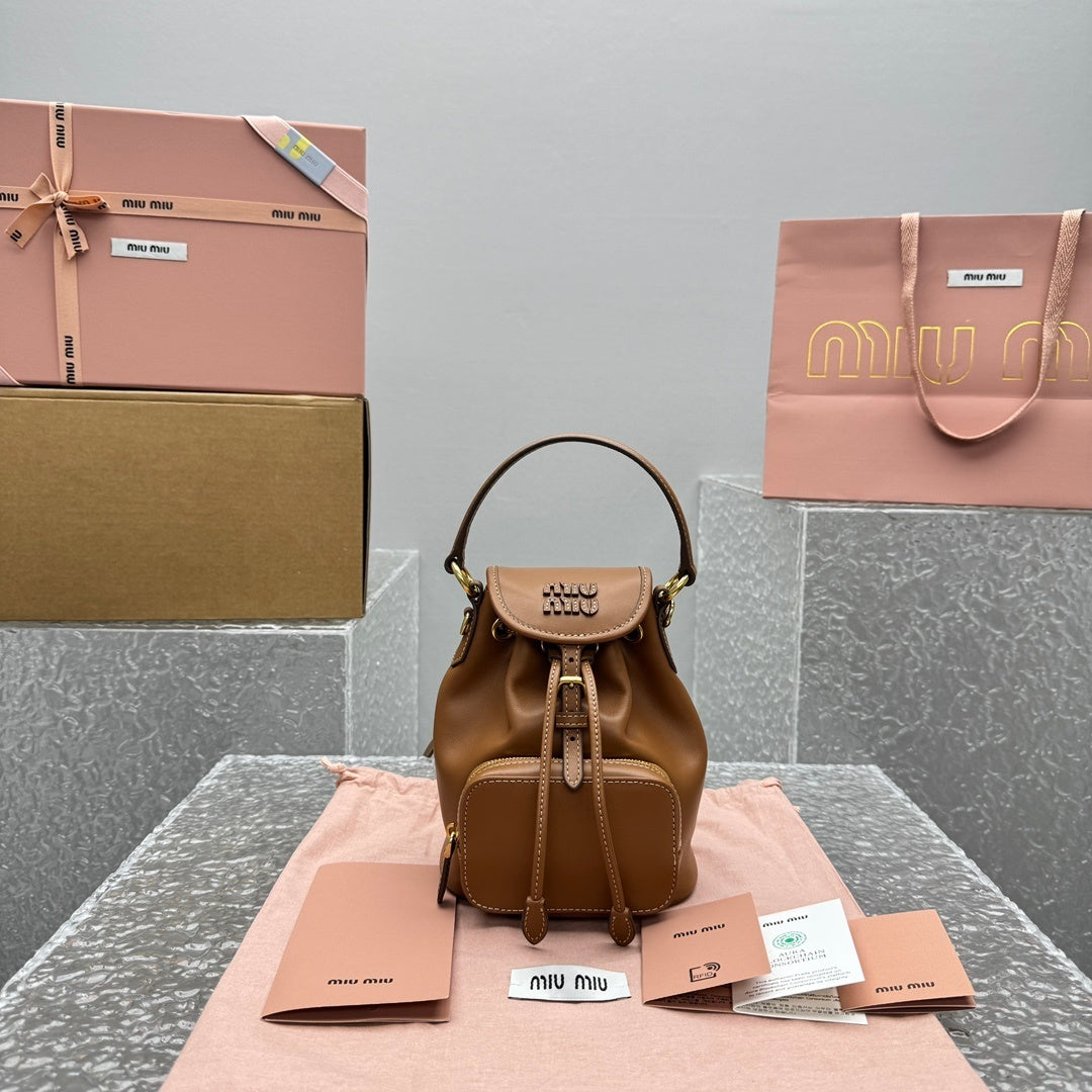 MIU MIU Leather Mini Backpack