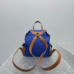 MIU MIU Canvas and Leather Backpack