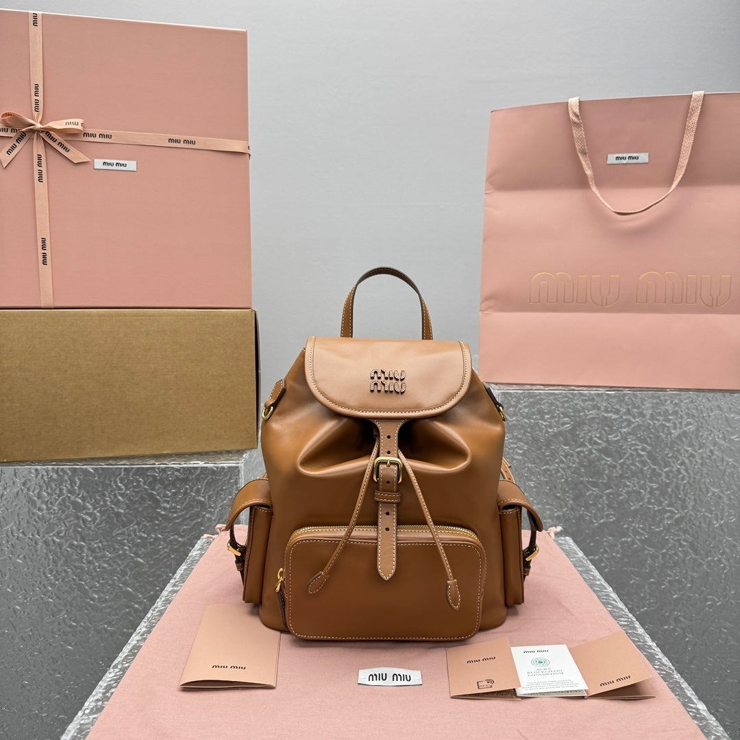 MIU MIU Leather Backpack