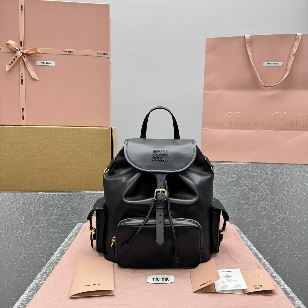 MIU MIU Leather Backpack