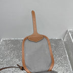 MIU MIU Canvas and Leather Backpack