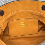MIU MIU Grained Leather Crossbody Bag