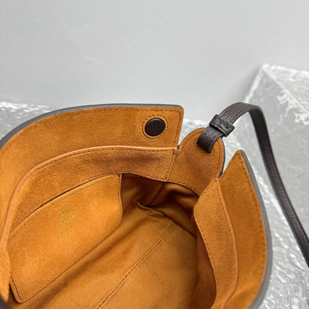 MIU MIU Grained Leather Crossbody Bag