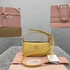 MIU MIU Grained Leather Crossbody Bag