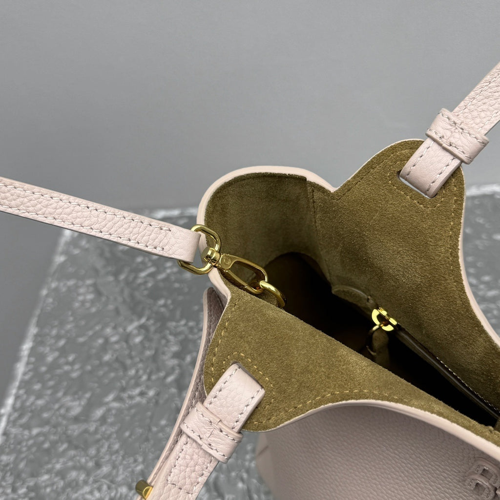 MIU MIU Grained Leather Basket Bag