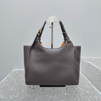 MIU MIU Grained Leather Basket Bag