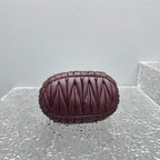 MIU MIU Matelassé Leather Top Handle Bag