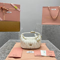 MIU MIU Matelassé Leather Top Handle Bag