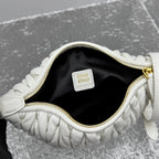 MIU MIU Matelassé Leather Top Handle Bag
