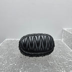 MIU MIU Matelassé Leather Top Handle Bag
