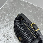 MIU MIU Matelassé Leather Top Handle Bag