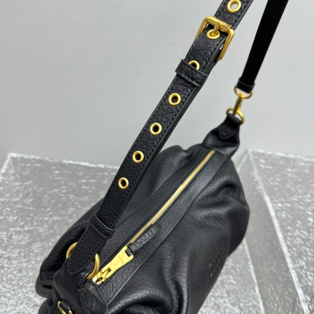 MIU MIU Leather Hobo Bag