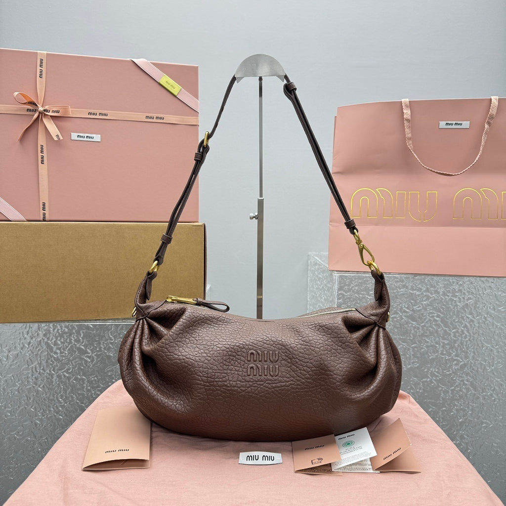 MIU MIU Leather Hobo Bag