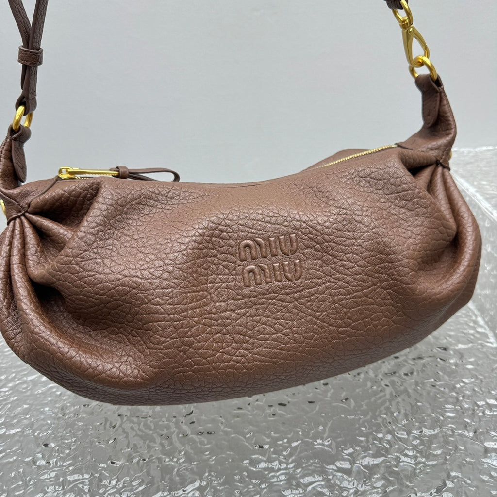 MIU MIU Leather Hobo Bag