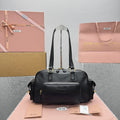 MIU MIU Pocket Leather Biker Bag