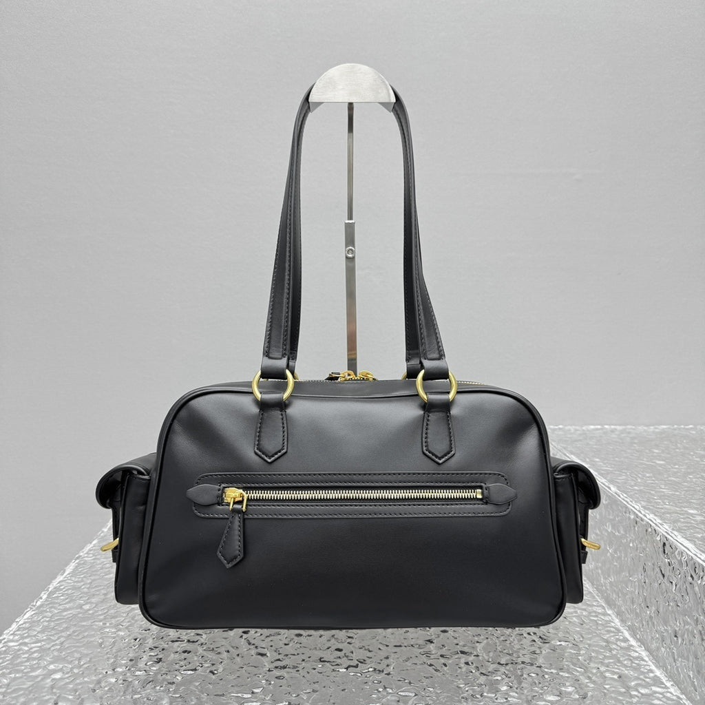 MIU MIU Pocket Leather Biker Bag